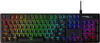 HyperX - Alloy Origins Full-size Wired Mechanical Red Switch Gaming Keyboard with RGB Back Lighti... - Large Front