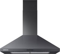 Samsung - 30 inches - Externally Vented & Recirculating - Wall Range Hood - Black Stainless Steel - Large Front