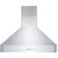 ZLINE - 36 inches - Externally Vented - Wall Range Hood - Brushed Stainless Steel - Large Front