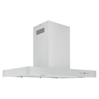 ZLINE - 36 inches - Externally Vented - Island Range Hood - Stainless Steel - Large Front