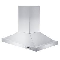 ZLINE - 36 inches - Externally Vented - Island Range Hood - Stainless Steel - Large Front