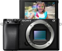 Sony - Alpha 6100 APS-C Mirrorless Camera (Body Only) - Black - Large Front