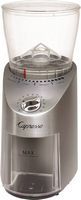 Capresso - Infinity Plus 4-Oz. Conical Burr Coffee Grinder - Stainless Steel - Large Front