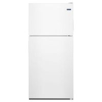 Maytag - 20.5 Cu. Ft. Top-Freezer Refrigerator - White - Large Front