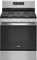 Whirlpool - 5.0 Cu. Ft. Freestanding Gas Range with Self-Cleaning and SpeedHeat Burner - Stainles... - Large Front