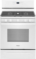 Whirlpool - 5.0 Cu. Ft. Freestanding Gas Range with Self-Cleaning and SpeedHeat Burner - White - Large Front