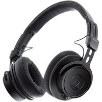 Audio-Technica - ATH M60x Wired Over-the-Ear Headphones - Black - Large Front