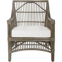 OSP Home Furnishings - Maui Chair - Gray Wash - Large Front