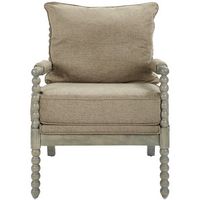 OSP Home Furnishings - Abbott Chair - Dolphin - Large Front