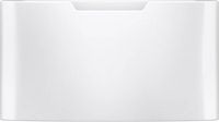 GE - Washer/Dryer Laundry Pedestal with Storage Drawer - White - Large Front