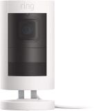 Ring - Stick Up Elite Indoor/Outdoor 1080p Wireless/Wired Security Camera - White - Large Front