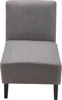Serta - Palisades Modern Accent Slipper Chair - Gray - Large Front