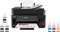 Canon - PIXMA MegaTank G7020 Wireless All-In-One Inkjet Printer with Fax - Black - Large Front