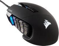 CORSAIR - Scimitar RGB Elite Wired Optical Gaming Mouse with 17 Programmable Buttons - Wired - Black - Large Front