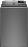Maytag - 5.2 Cu. Ft. High Efficiency Smart Top Load Washer with Extra Power Button - Metallic Slate - Large Front