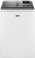 Maytag - 5.2 Cu. Ft. High Efficiency Smart Top Load Washer with Extra Power Button - White - Large Front