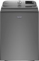 Maytag - 4.7 Cu. Ft. Smart Top Load Washer with Extra Power Button - Metallic Slate - Large Front