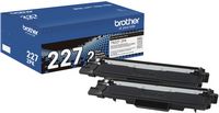 Brother - TN227 2PK 2-Pack High-Yield Toner Cartridges - Black - Large Front