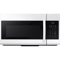 Samsung - 1.7 Cu. Ft. Over-the-Range Microwave - White - Large Front