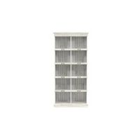 Sauder - Barrister Lane Collection 10-Shelf Bookcase - White Plank - Large Front