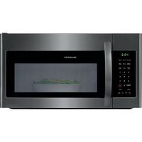 Frigidaire - 1.8 Cu. Ft. Over-the-Range Microwave - Black Stainless Steel - Large Front