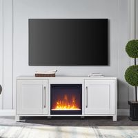 Yarmouth Crystal Fireplace TV Stand for Most TVs up to 65