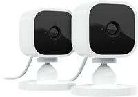 Blink - Mini Indoor 1080p Wireless Security Camera (2-Pack) - White - Large Front