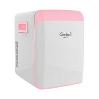 Cooluli - Classic 0.5 Cu. Ft. Mini Fridge - Pink - Large Front
