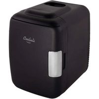 Cooluli - Classic 0.1 Cu. Ft. Mini Fridge - Black - Large Front