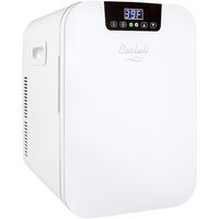 Cooluli - Concord 0.7 Cu. Ft. Mini Fridge - White - Large Front