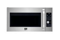 LG - STUDIO 1.7 Cu. Ft. Convection Over-the-Range Microwave Oven with Sensor Cooking - Stainless ... - Large Front