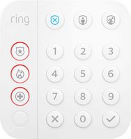 Ring - Alarm Keypad (2nd Gen) - White - Large Front