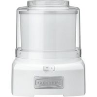 Cuisinart - 1.5-Quart Ice Cream and Sorbet Maker - White - Large Front