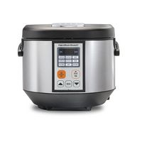Hamilton Beach - 4.5 Quart Digital Multi Cooker - Stainless Steel - Large Front