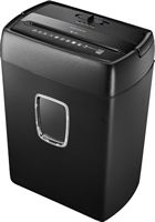 Insignia™ - 10-Sheet Crosscut Paper/CD Shredder - Black - Large Front