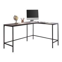 OSP Home Furnishings - Contempo L-Shaped Desk - Ozark Ash - Large Front