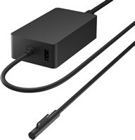 Microsoft - Surface 127W Power Supply - Black - Large Front