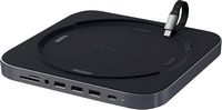 Satechi - Type-C Aluminum Stand and Hub for Mac Mini & Mac Studio - USB-C Data Port, Micro/SD Car... - Large Front