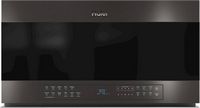 Haier - 1.6 Cu. Ft. Over-the-Range Microwave with Sensor Cooking and Built-In Wi-Fi - Black Stain... - Large Front