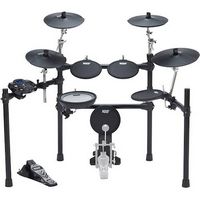 KAT - 5-Piece Electronic Drum Set - Black - Large Front