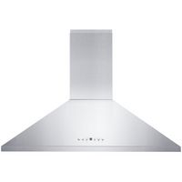 ZLINE - 42 inches - Externally Vented - Wall Range Hood - Stainless steel - Large Front