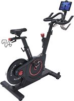 Echelon - Smart Connect EX5 Exercise Bike & Free 30 Day Membership - Black/Red - Large Front