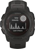 Garmin - Instinct Solar Smartwatch 45mm Fiber-Reinforced Polymer - Graphite - Large Front