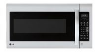 LG - 2.0 Cu. Ft. Over-the-Range Microwave with Sensor Cooking and EasyClean - Stainless Steel - Large Front