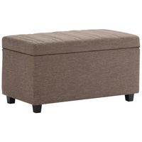Simpli Home - Darcy Rectangular Traditional Wood/Engineered Wood Bench Ottoman With Inner Storage... - Large Front