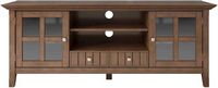 Acadian SOLID WOOD 60 inch Wide Transitional TV Media Stand For TVs up to 65 inches - Large Front