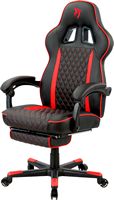 Arozzi - Mugello Special Edition Gaming Chair with Footrest - Red - Large Front