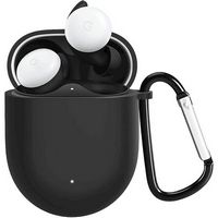 SaharaCase - Silicone Case for Google Pixel Buds - Black - Large Front