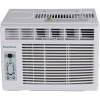 Keystone - 350 Sq. Ft 8,000 BTU Window-Mounted Air Conditioner - White - Large Front