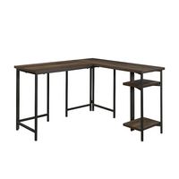 Sauder - North Avenue L-Desk - Smoked Oak - Large Front